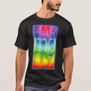 Politisch positive Botschaft der Weltharmonie T-Shirt