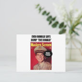 Politische Aktion Postkarte (Stehend Vorderseite)