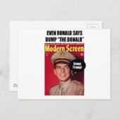 Politische Aktion Postkarte (Vorne/Hinten)