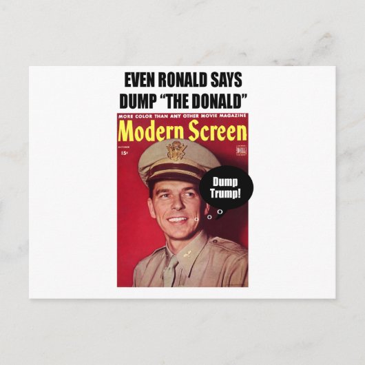 Politische Aktion Postkarte (Vorderseite)