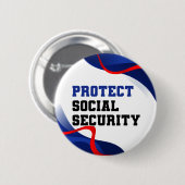 Politische Anti-Trump-Unterstützung der Sozialvers Button (Vorne & Hinten)