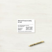 Politische Folgemaßnahmen Post-it Klebezettel (Auf Schreibtisch)