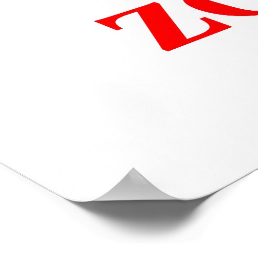 Politische Free Zone Poster (Ecke)