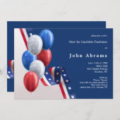 Politische Fundraiser Einladung (Vorne/Hinten)