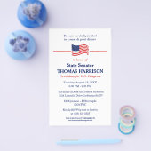 Politische Fundraising-Flyer mit amerikanischer Fl Flyer (Einzeln)