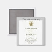 Politische Geschichte Magnet (Vorderseite/Rückseite)