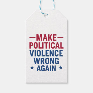 Politische Gewalt wieder falsch machen Geschenkanhänger
