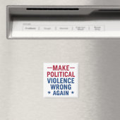 Politische Gewalt wieder falsch machen Magnet (In Situ (Geschirrspüler))
