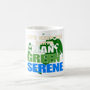 Politische globale Erwärmung Kaffeetasse