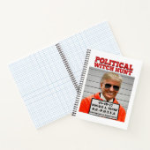 Politische Hexenjagd auf Donald Trump Notizblock (Innenseite)