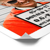 Politische Hexenjagd auf Donald Trump Poster (Ecke)