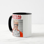 Politische Hexenjagd auf Donald Trump Tasse (Vorderseite Links)