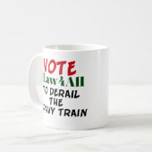Politische Kaffee-Tasse Kaffeetasse (Vorderseite Links)