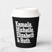 Politische Kamala Michelle Elizabeth Ruth Pappbecher (Vorderseite)