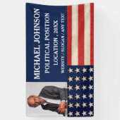 Politische Kampagne für kundenspezifisches Foto Banner (Vertikal)