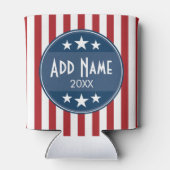 Politische Kampagne - Patriotische US Flagge Dosenkühler (Rückseite)