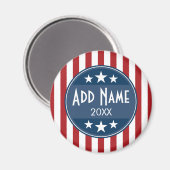 Politische Kampagne - Patriotische US Flagge Magnet (Vorderseite/Rückseite)