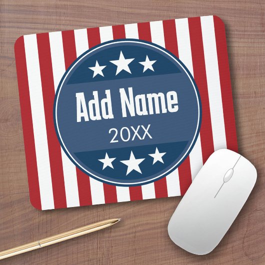 Politische Kampagne - Patriotische US Flagge Mousepad