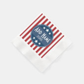 Politische Kampagne - Patriotische US Flagge Serviette (Ecke)