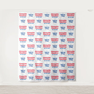 Politische Kampagne Schritt und Wiederholung Wandteppich