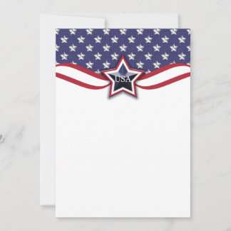 Politische Kampagne Wahl Patriotic 4. Juli Einladung