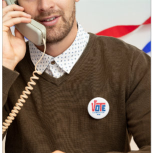 Politische Kampagne Wahlgeschenke Button