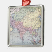 Politische Karte | Asien Ornament Aus Metall (Links)