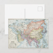 Politische Karte Asiens (1916) (Vorne/Hinten)