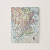 Politische Karte Asiens (1916) Puzzle (Vertikal)