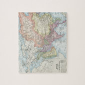 Politische Karte Asiens (1916) Puzzle (Vertikal)