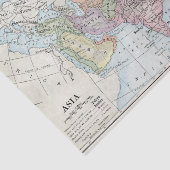 Politische Karte Asiens (1916) Seidenpapier (Ausschnitt)