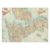 Politische Karte der britischen Inseln Tischdecke (Vorderseite (Horizontal))