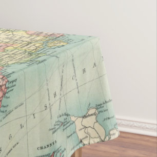 Politische Karte der britischen Inseln Tischdecke