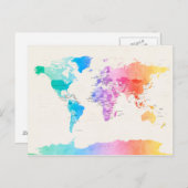 Politische Karte der Welt (Vorne/Hinten)