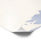 Politische Karte der Welt Fotodruck (Ecke)