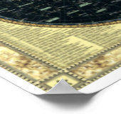 Politische Karte der Welt - Kaiserliche Dekorative Poster (Ecke)