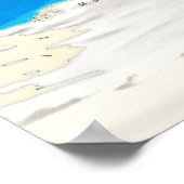 Politische Karte der Welt Poster (Ecke)