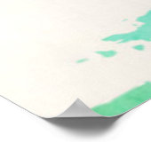 Politische Karte der Welt Poster (Ecke)