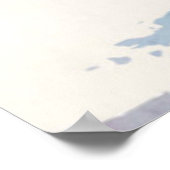 Politische Karte der Welt Poster (Ecke)