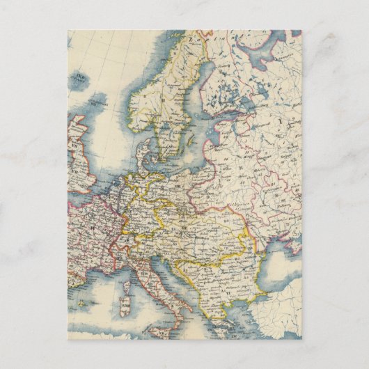 Politische Karte Europas (Vorderseite)