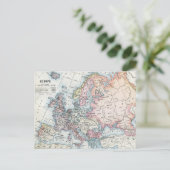 Politische Karte Europas (1916) (Stehend Vorderseite)