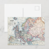 Politische Karte Europas (1916) (Vorne/Hinten)