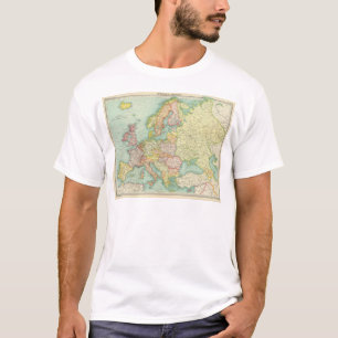 Politische Karte Europas T-Shirt