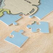 Politische Karte Irlands. Puzzle (Seite)