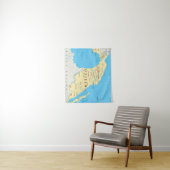 Politische Karte Mexikos Wandteppich (Beispiel)