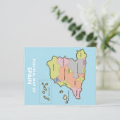 Politische Karte Spaniens. (Stehend Vorderseite)