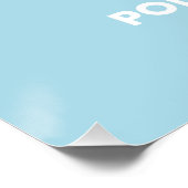 Politische Karte Spaniens. Poster (Ecke)