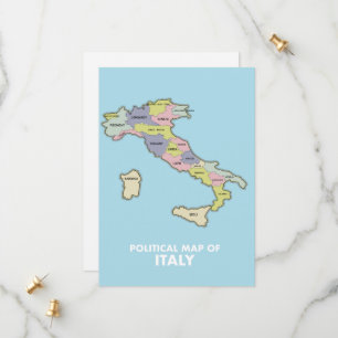 Politische Karte von Italien 