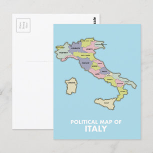 Politische Karte von Italien 
