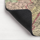 Politische Karte Westjordanlands Mousepad (Ecke)